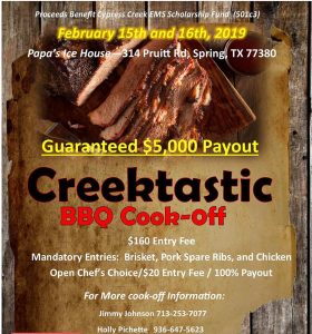 Creektastic BBQ Cook-off